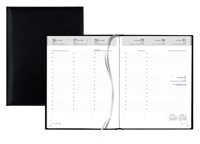 Weekagenda 2027 Qua 7dag/2pag 172x240mm  zw