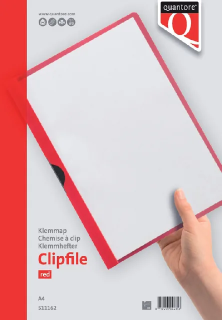 Klemmap Quantore 3mm rood