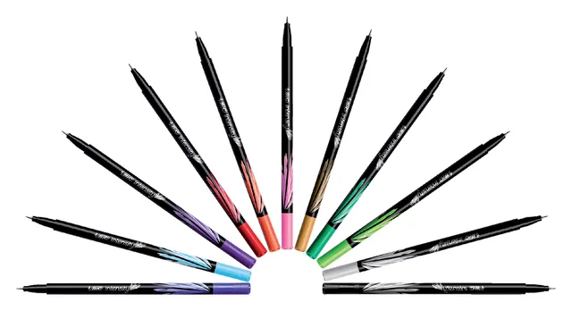 Fineliner Bic Intensity F blauw