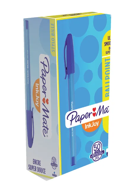 Balpen Papermate Inkjoy 100 M blauw