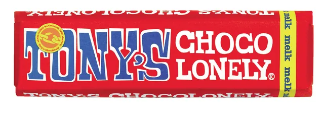 Chocolade Tony Chocolonely melk reep 50gr