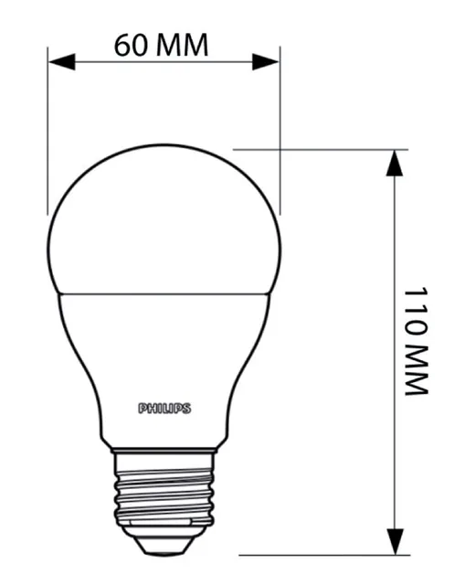 LEDLAMP PHILIPS E27 13.5-100W 827 COREPRO LEDBULB