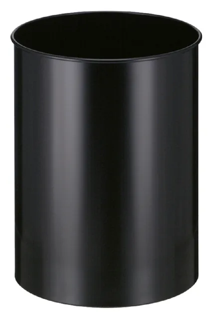 Papierbak Vepabins rond 33.5cm 30liter zwart