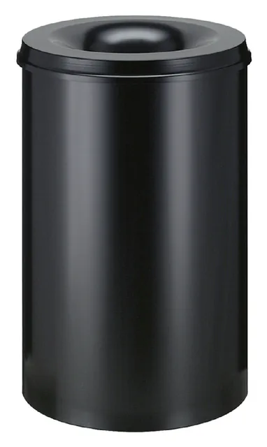 Papierbak vlamdover Vepabins 110liter zwart