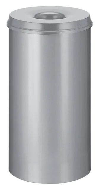 Papierbak+vlamdover Vepabins 50L 33.5CM grijs