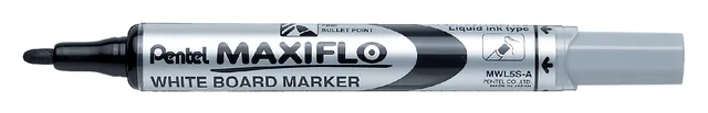 Whiteboardmarker Pentel MWL5S 1mm zwart