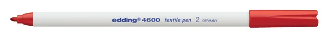Textielmarker edding 4600 rond 1mm rood
