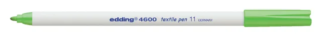 Textielmarker edding 4600 rond 1mm lichtgroen