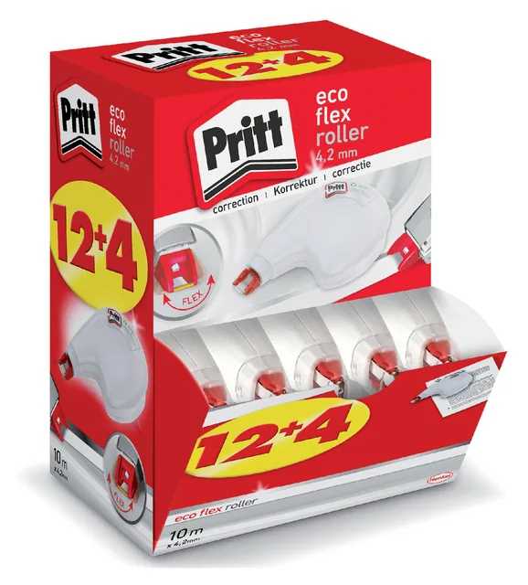 Correctietape Pritt ECO Flex 4.2mmx10m 12+4