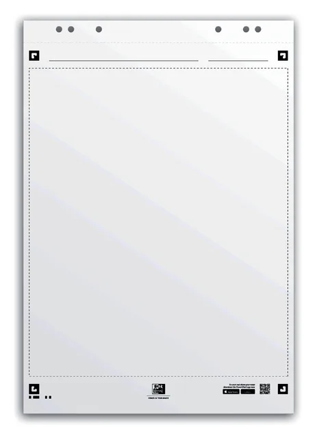 Flipoverpap Oxford smart 650x980mm blanco 90gr 20v
