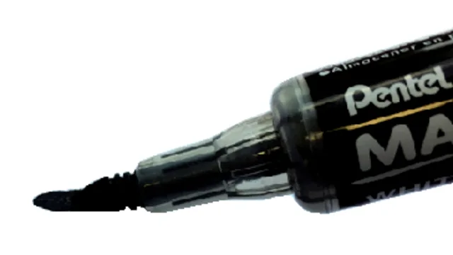 Whiteboardmarker Pentel MWL5SBF 1.5-4.5 zwart