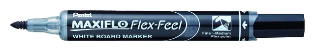 Whiteboardmarker Pentel MWL5SBF 1.5-4.5 zwart