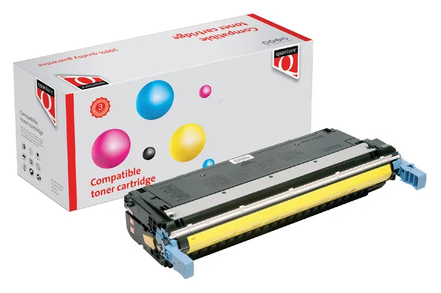 Tonercartridge Quantore HP C9732A 645A geel