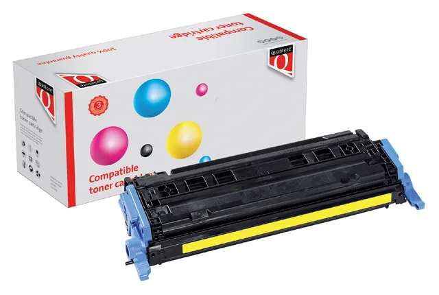 Tonercartridge Quantore HP Q6002A 124A geel