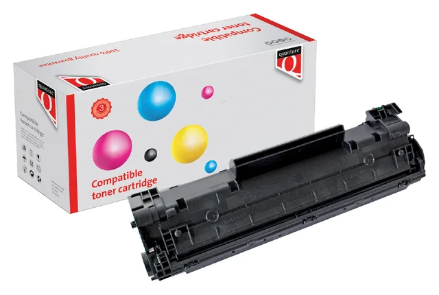 Tonercartridge Quantore HP CB436A 36A zwart