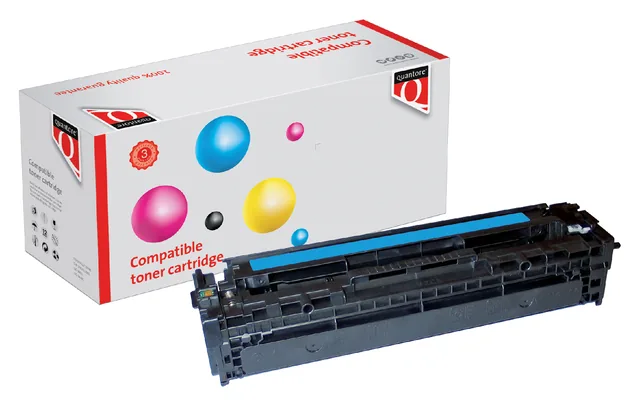 Tonercartridge Quantore HP CB541A 125A blauw