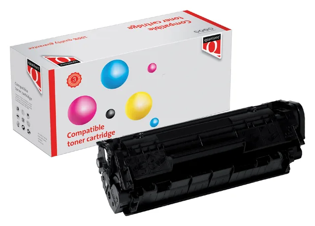 Tonercartridge Quantore HP Q2612A 12A zwart