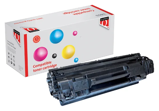 Tonercartridge Quantore Canon 737/HP CF283X zwart