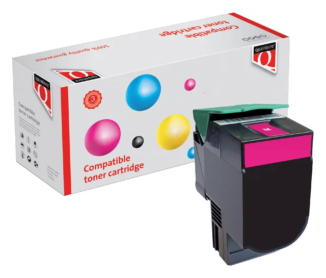 Tonercartridge Quantore  Lexmark C540H1MG rood