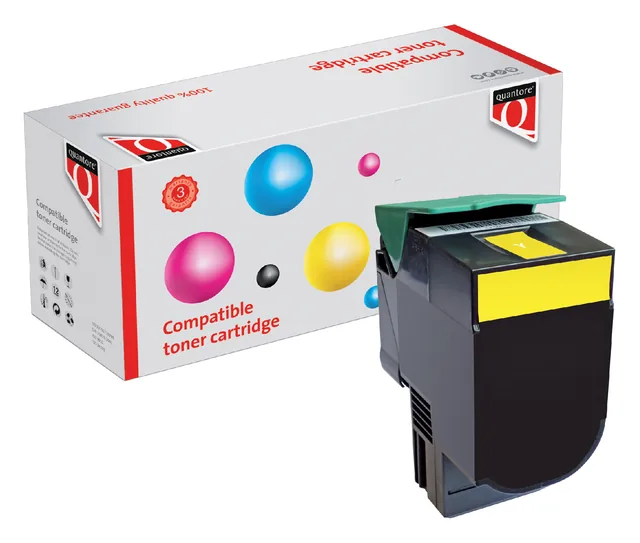 Tonercartridge Quantore  Lexmark C540H1YG geel