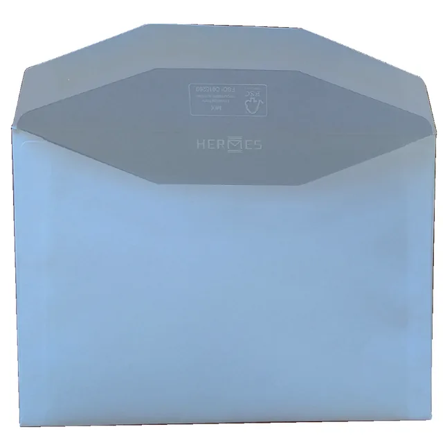 Envelop Hermes bank C6 114x162 500st wit