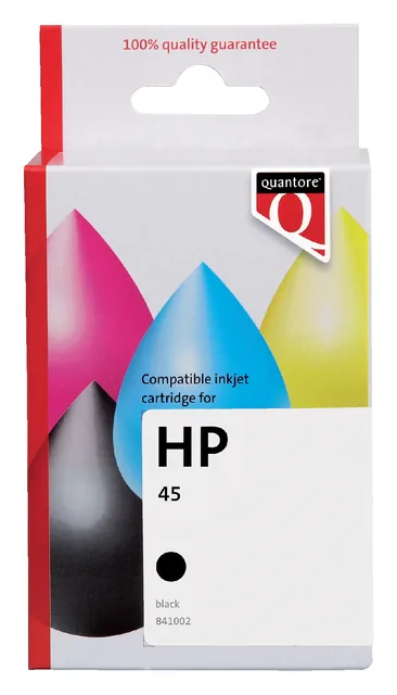 Inktcartridge Quantore Hp 45 51645cn zwart