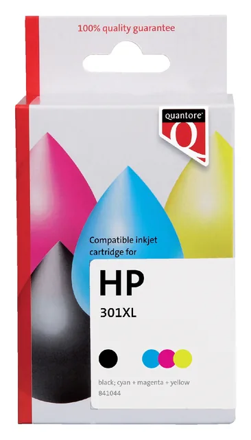 Inktcartridge Quantore Hp 301XL ch563 ch564 zwkl