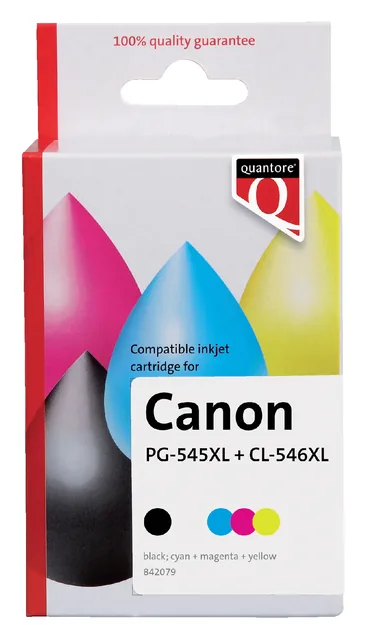 Inktcartridge Quantore Can Pg-545XL Cl-546XL zwkl