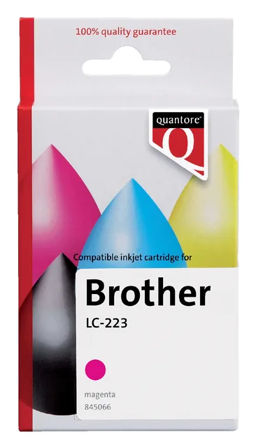 Inktcartridge Quantore Brother Lc-223 rood
