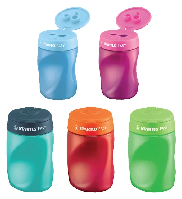 Puntenslijper STABILO Easy 4502 rechts roze