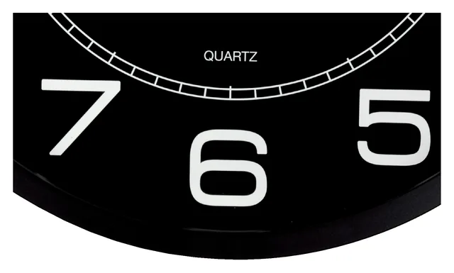 Wandklok Unilux Mega dia 57.5cm zwart