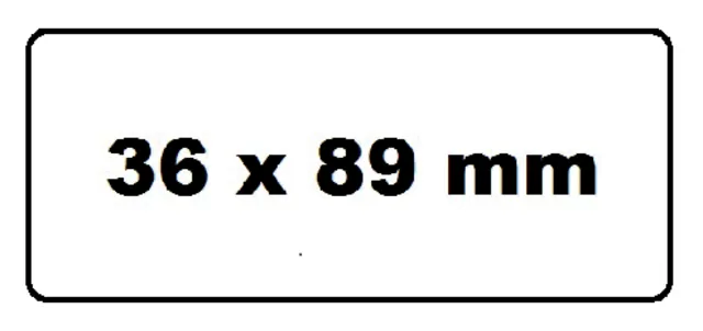 Label Etiket Quantore 99012 36x89mm adres wt