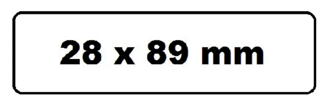 Label Etiket Quantore 99010 28x89mm adres wt