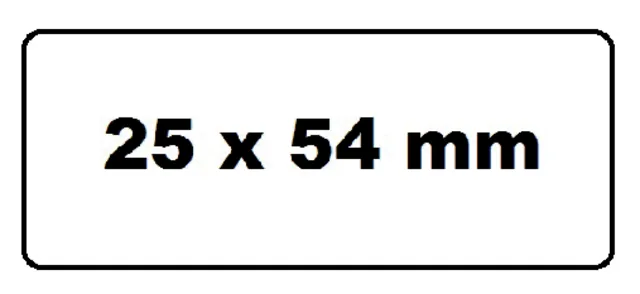 Label Etiket Quantore 11352 54mmx25mm retour wt