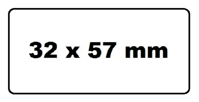 Label Etiket Quantore 11354 57mmx32mm wt