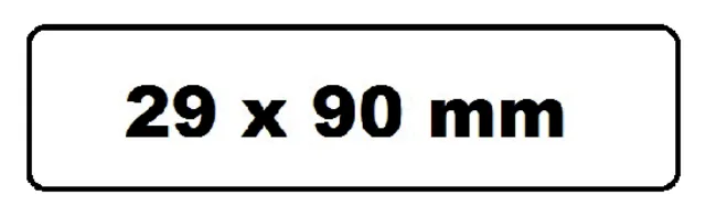Label Etiket Quantore Dk-11201 29mmx90mm adres wt