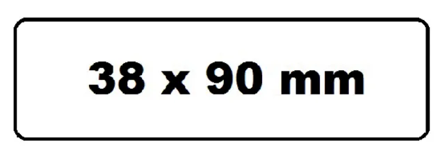 Label Etiket Quantore Dk-11208 38mmx90mm adres wt
