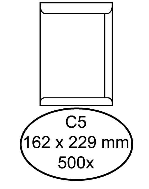 Envelop Quantore akte C5 162x229 100gr wt