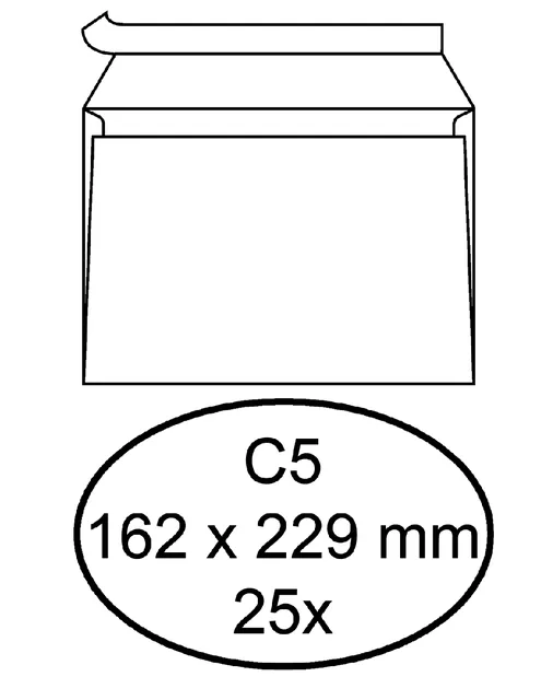 Envelop Quantore bank C5 162x229 80gr zk wt
