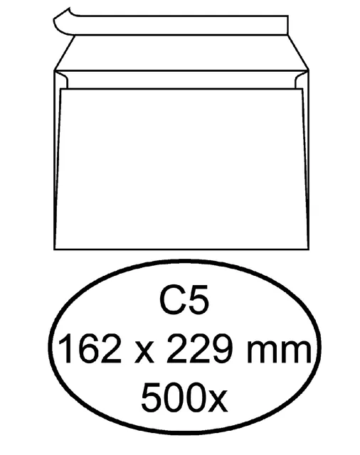 Envelop Quantore bank C5 162x229 zk 80gr wt