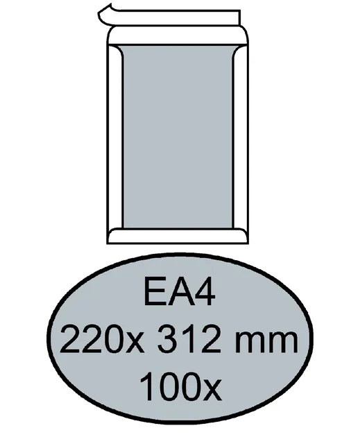 Envelop Quantore bordrug EA4 220x312 zk 120gr wt