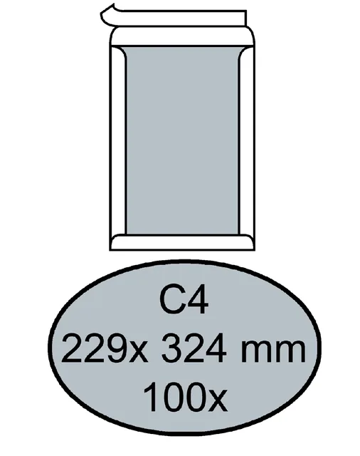 Envelop Quantore bordrug C4 229x324 zk 120gr wt