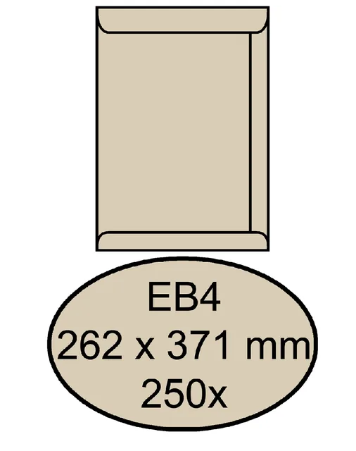 Envelop Quantore akte EB4 262x371 120gr cremekraft