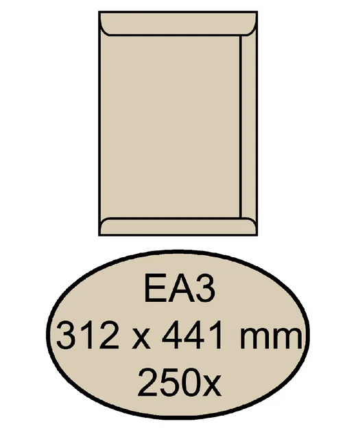 Envelop Quantore akte Ea3 312x441 120gr cremekraft