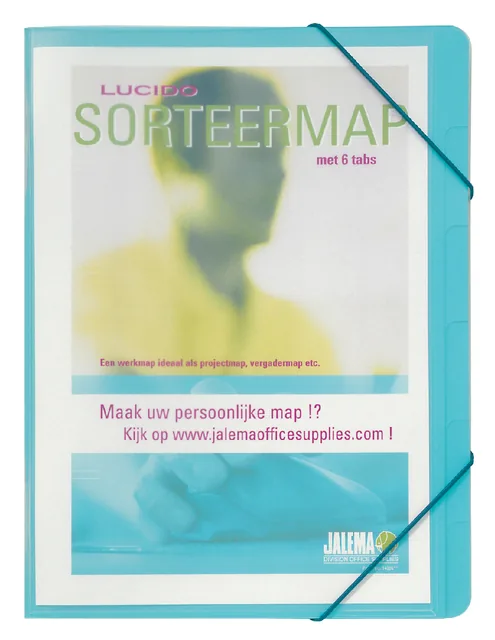 Sorteermap Djois personaliseerbaar A4 6tab bl