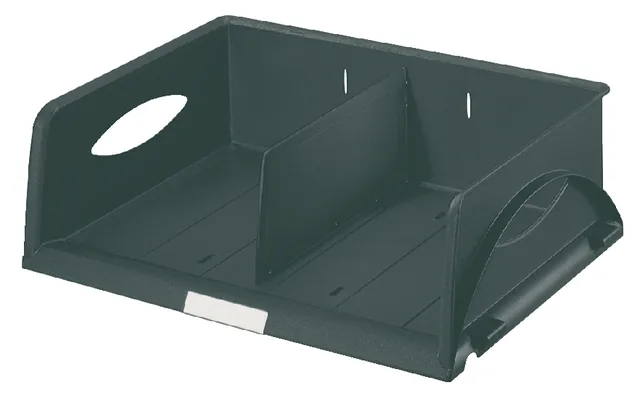 Brievenbak Leitz Sorty standaard  A4 maxi dwars zw