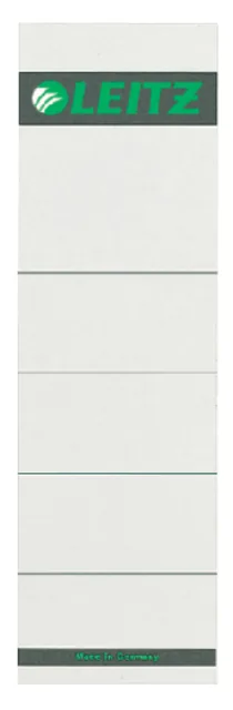 Rug-insteekkaart Leitz breed 57x191mm karton grijs