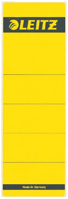 RUGETIKET LEITZ 1642 62X192MM GEEL