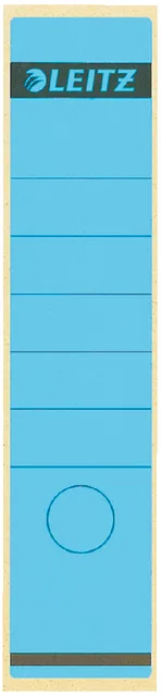 Rugetiket Leitz 62x285mm zelfkl blauw