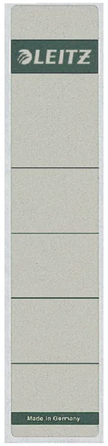 Rugetiket Leitz 39x192mm zelfkl grijs